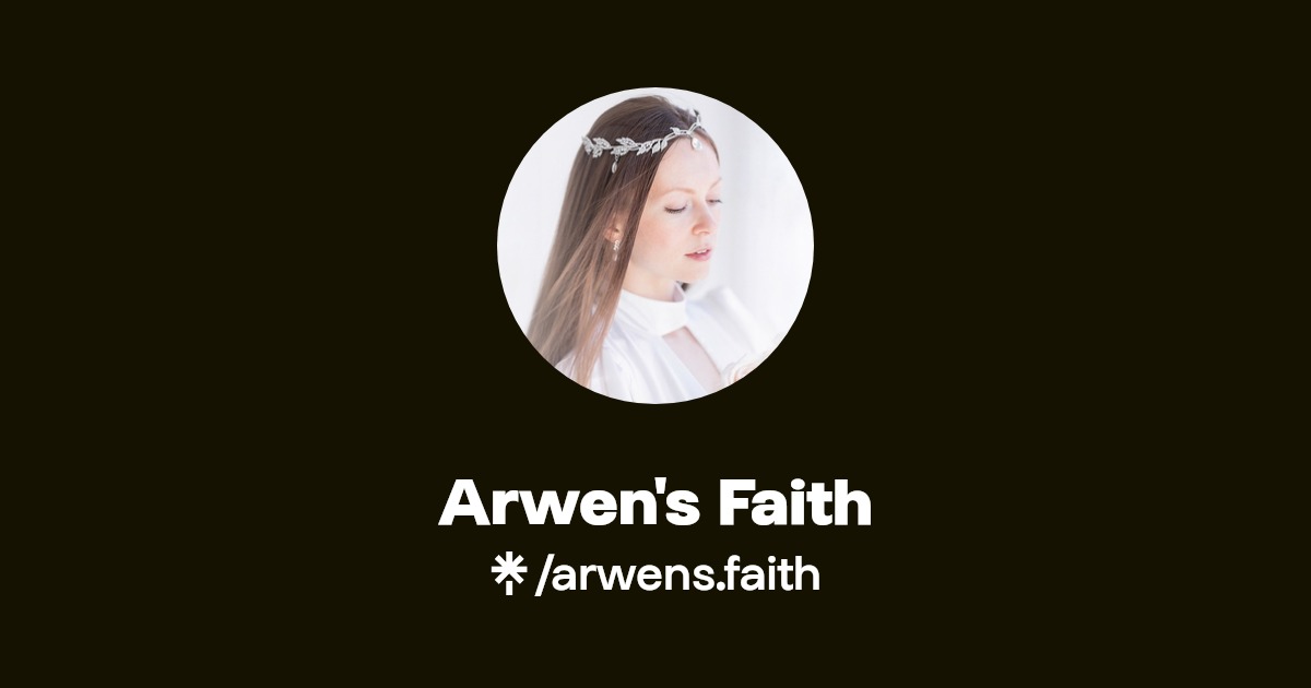 benjamin crutchfield recommends Arwen Faith