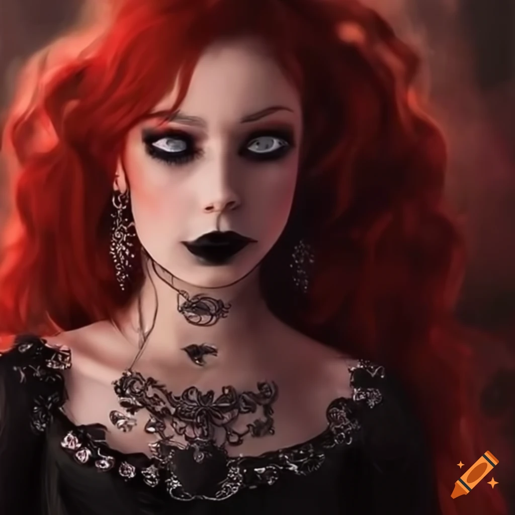 angelita gongob recommends red haired goth pic