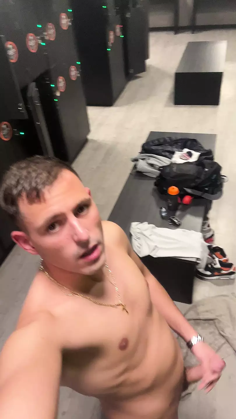 bruce magnan recommends jerking off in locker room pic