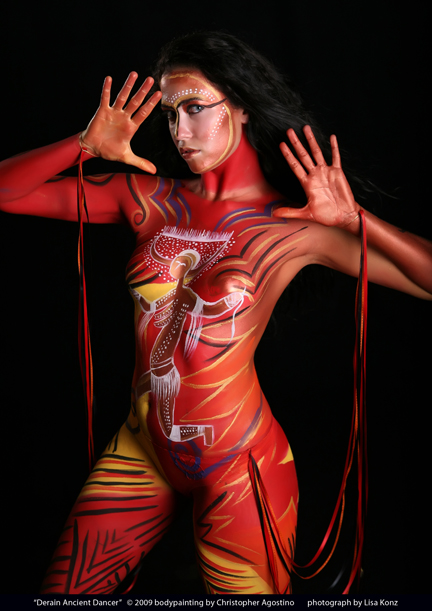 Full Nude Bodypaint eros words