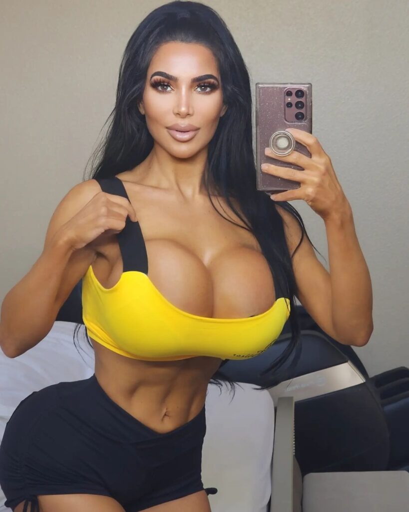 Best of Kim kardashian look alike porn