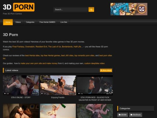 Best 3d Porn Website show hang