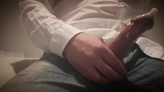 solo male masturbation