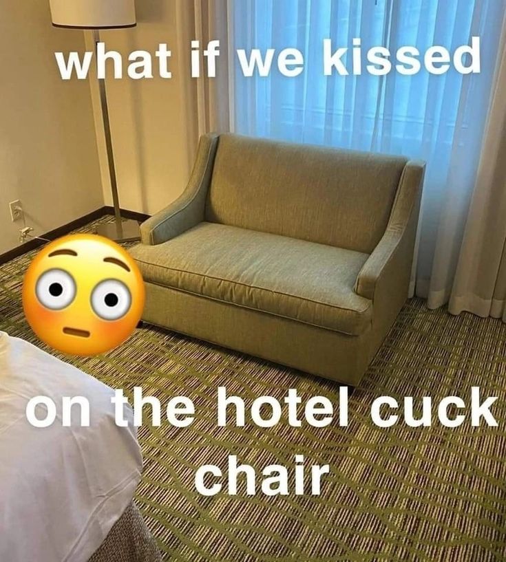 ashley mccammon share hotel cuck chair photos