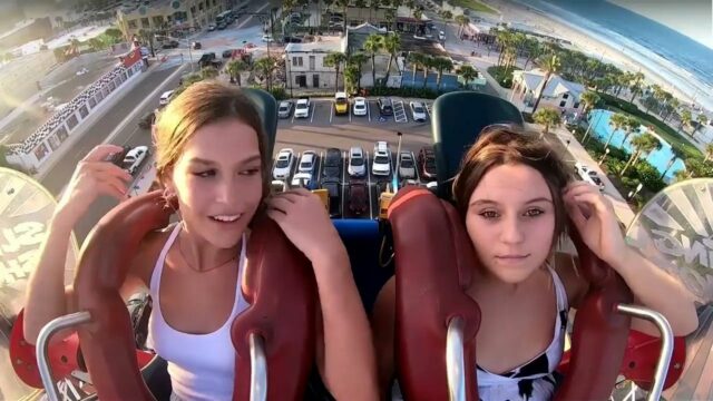 rollercoaster nipple slip