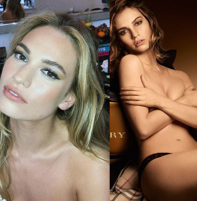 lily james nude pics