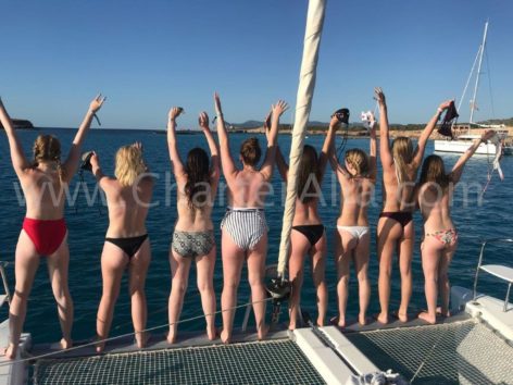 diana priest share topless boat party photos