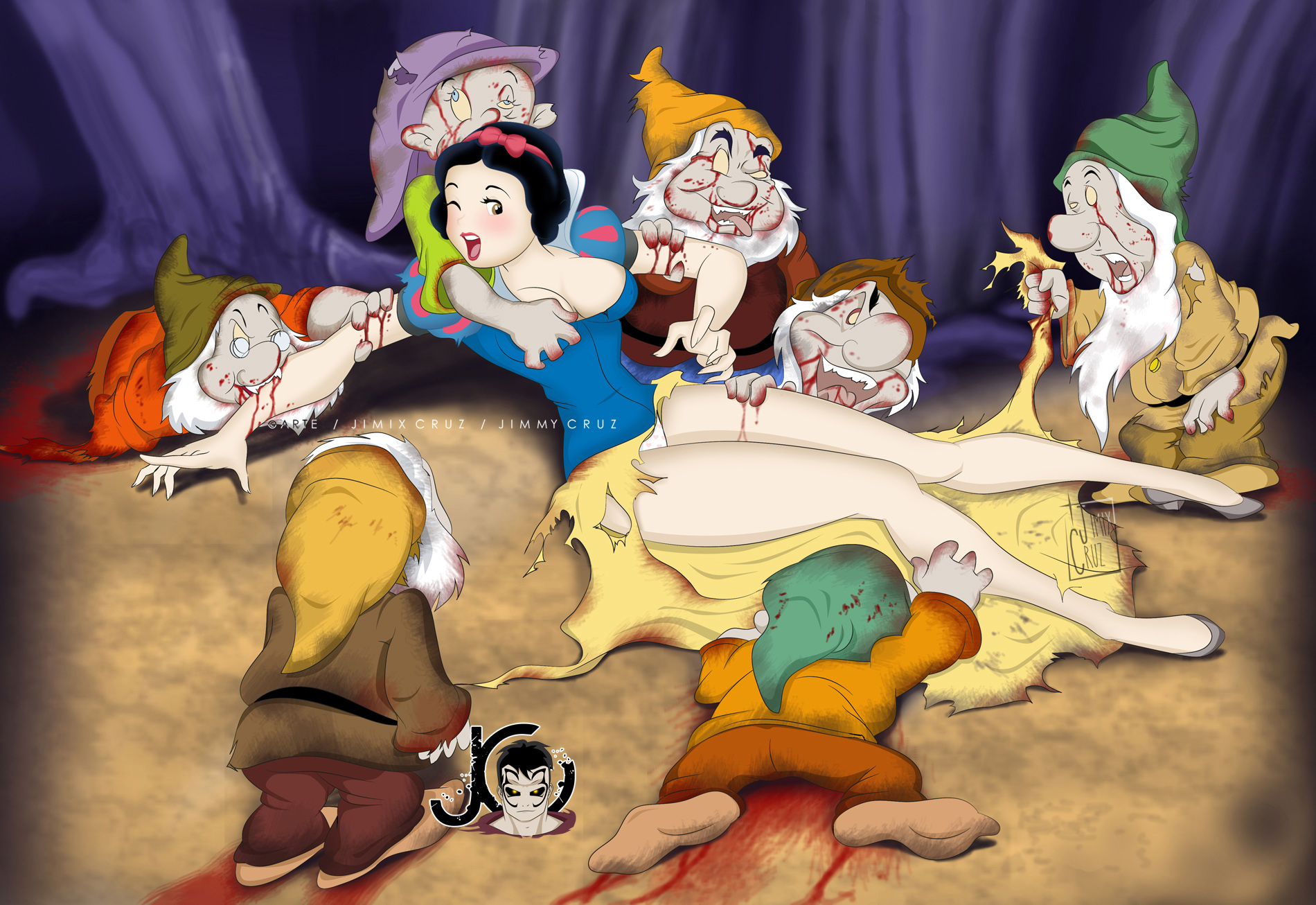 beverly mcmullin add snow white and 7 dwarfs porn photo