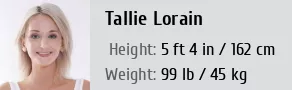 betsy remington recommends tallie lorain pic