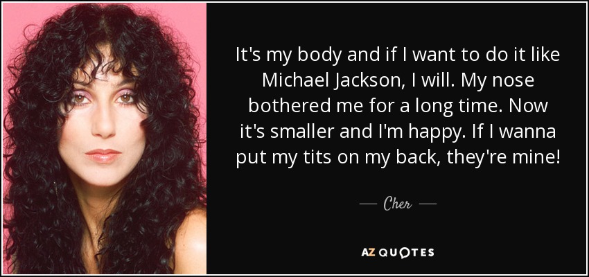 angela roge recommends Cher Tits