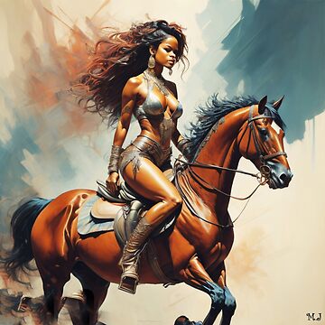 Naked Woman On Horseback asian tmb