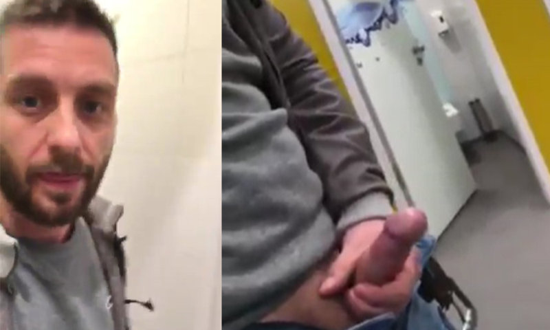 anthony casanova add photo public bathroom jerk off