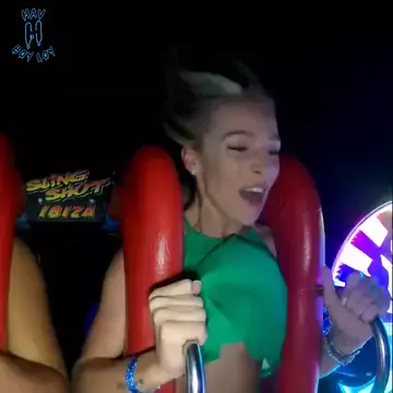 alexander fuller add sling shot ride boob slip photo