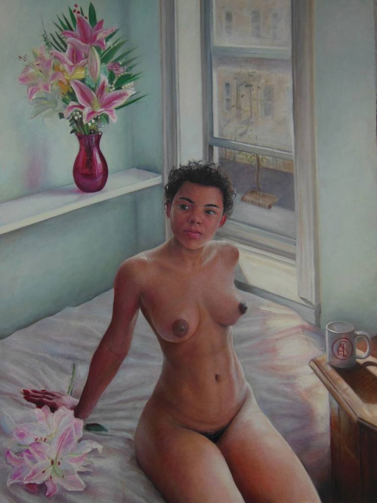 nude in bedroom