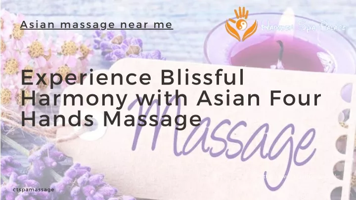 Best of Asian four hands massage