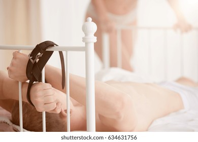 Best of Woman tied to bed