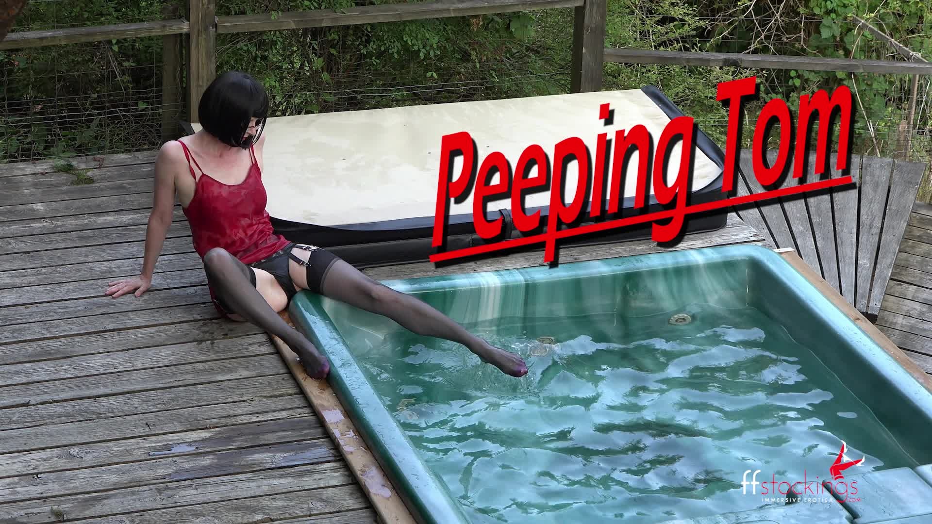 Best of Masturbating in the hot tub