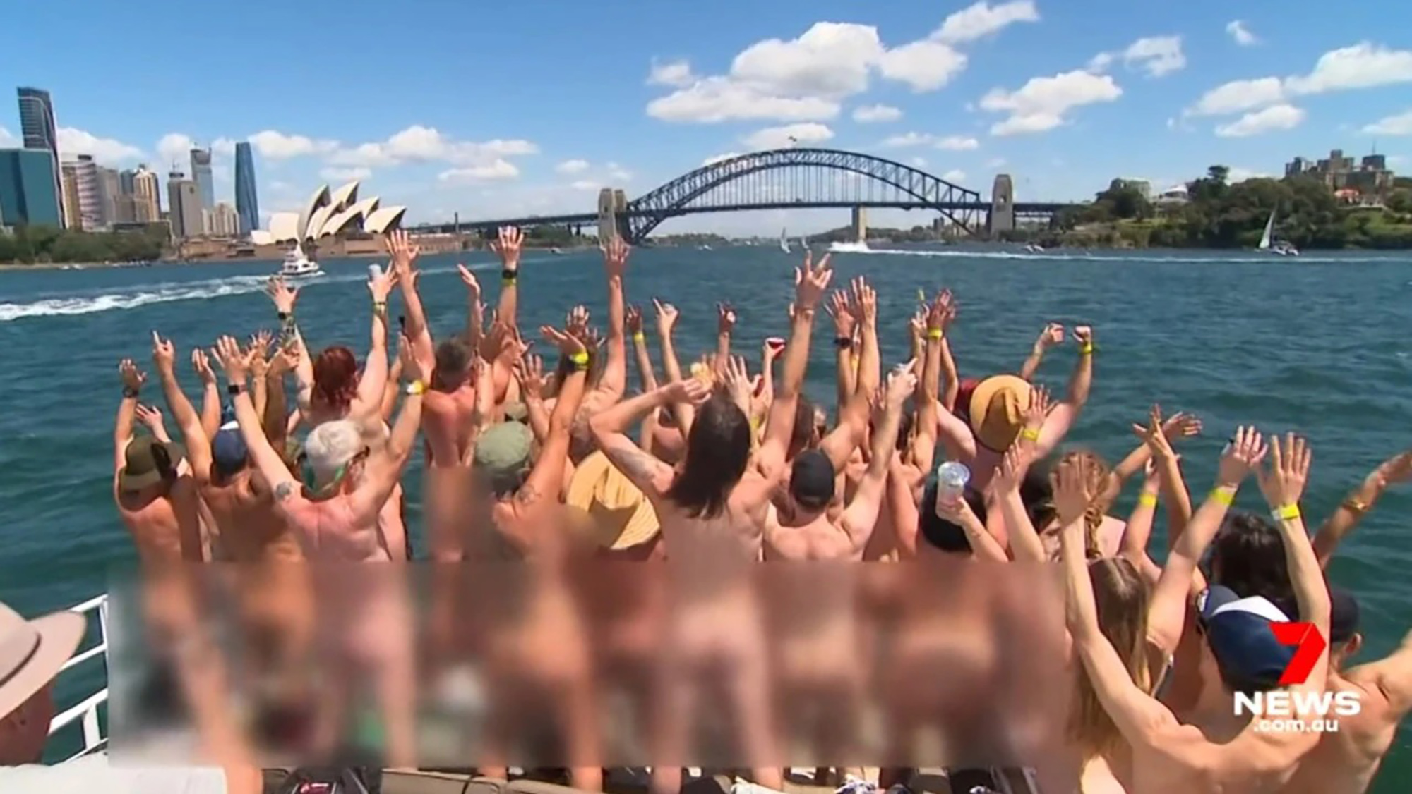 topless boat party