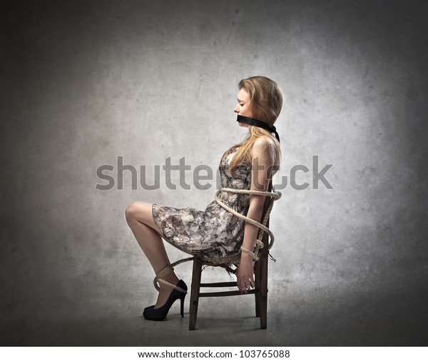 ajla mujkic recommends woman chairtied pic