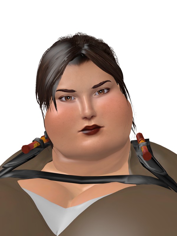 fat lara croft