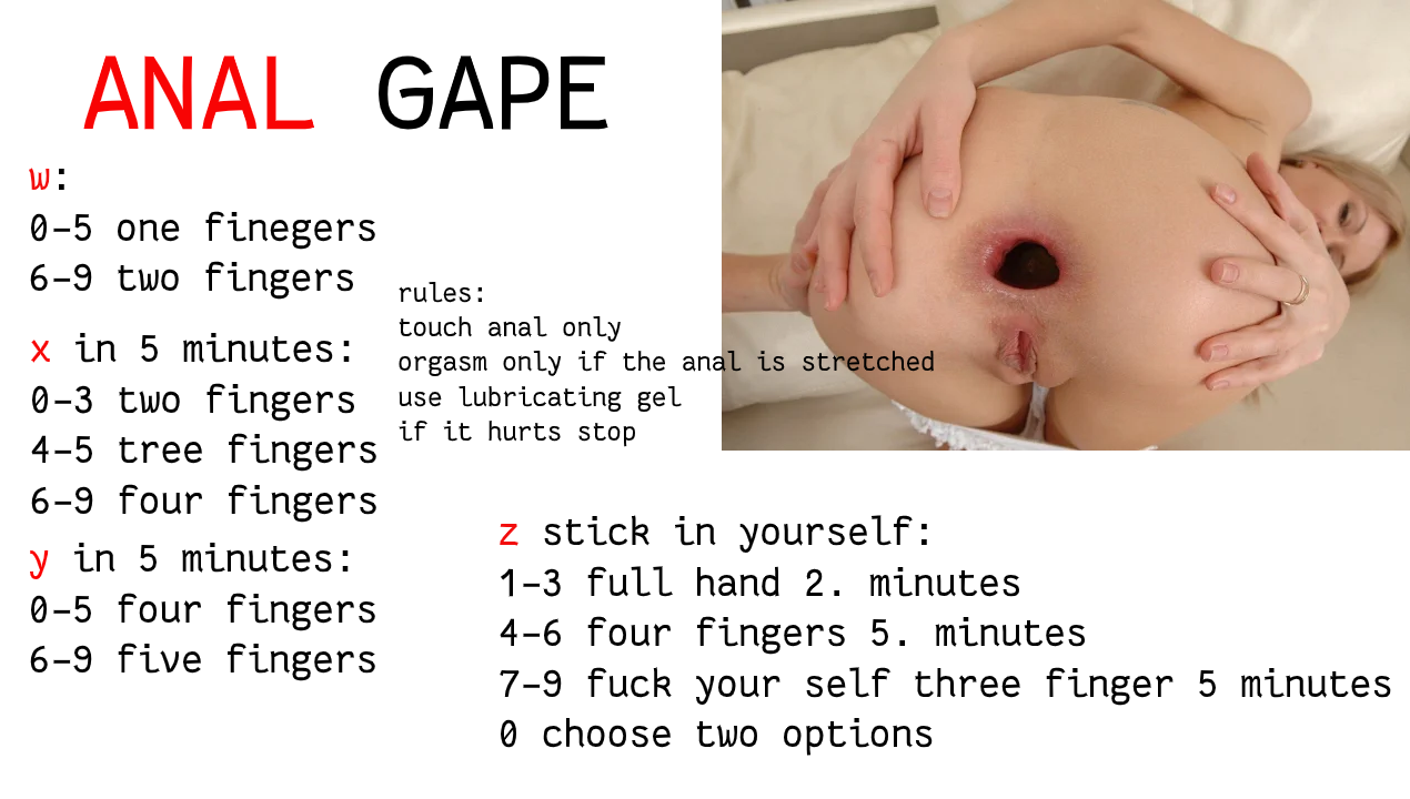 angie ebert recommends How To Anal Gape