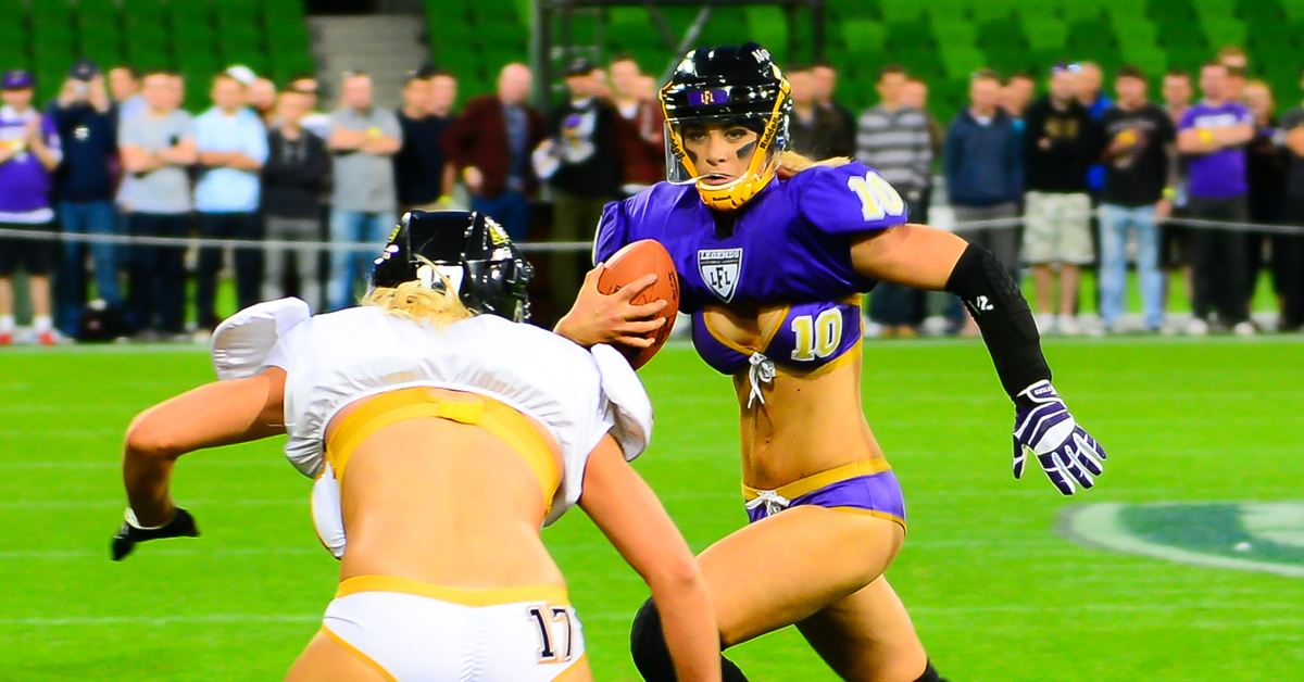 arlene frederick recommends Lingerie Football League Naked