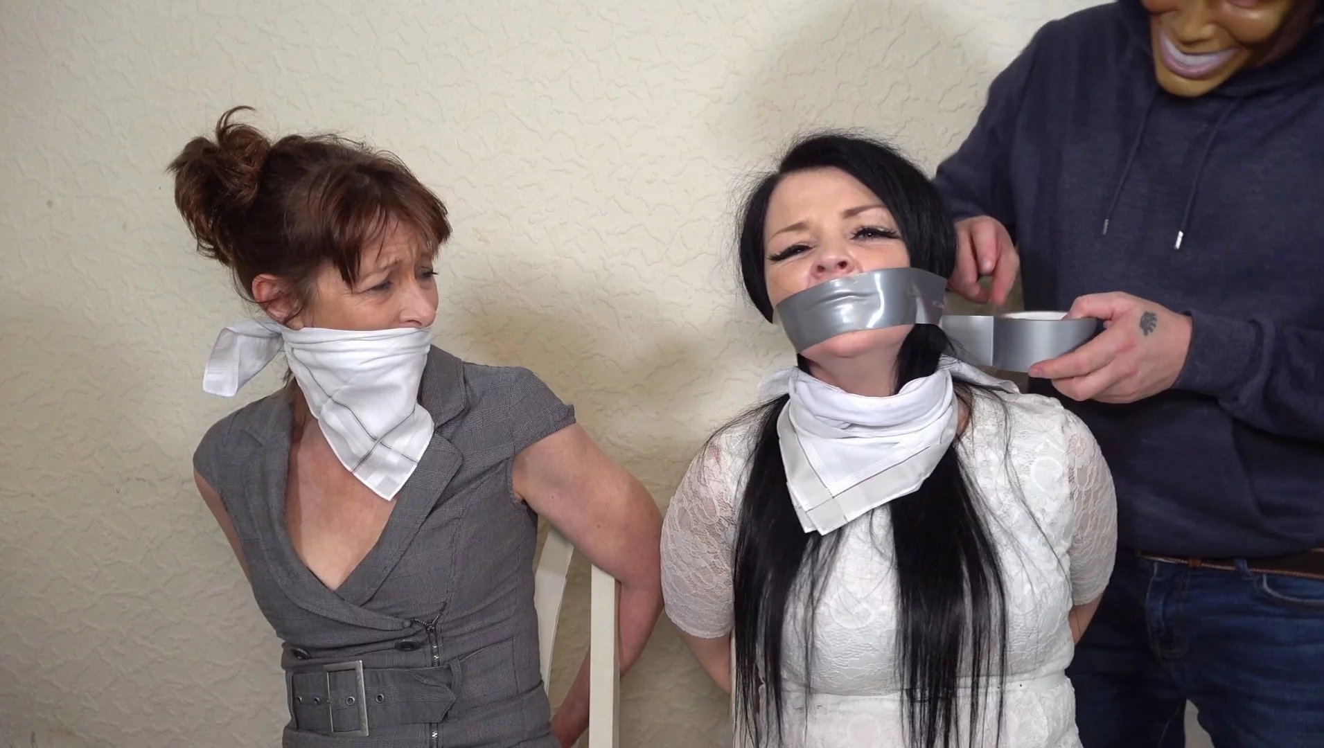 andrew langston recommends mother daughter bound gagged pic