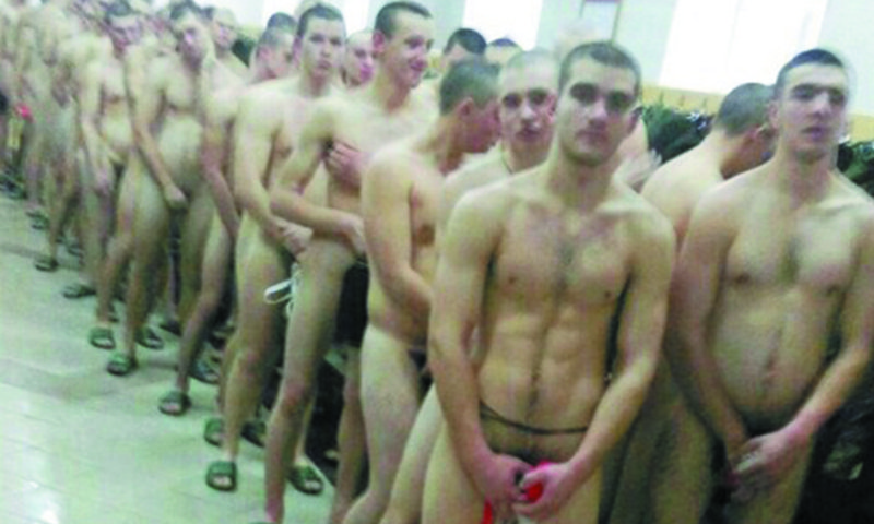 Naked Army Lads chubby fuck