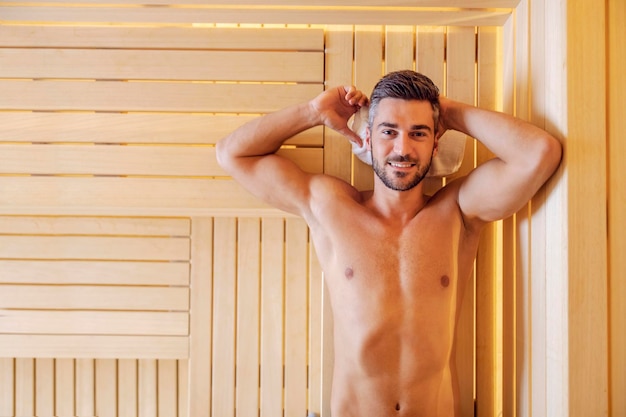 craig kitchen recommends naked guy in sauna pic