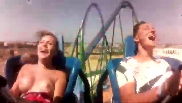 Best of Rollercoaster nipple slip