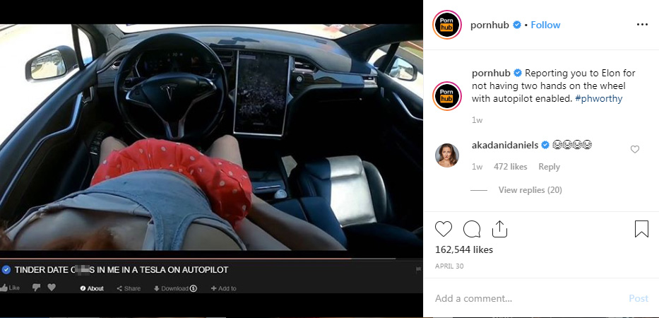 ashley elizabeth powell recommends tesla autopilot porn pic